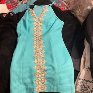 Lilly Pulitzer Halter-style Dress (zipper in back)